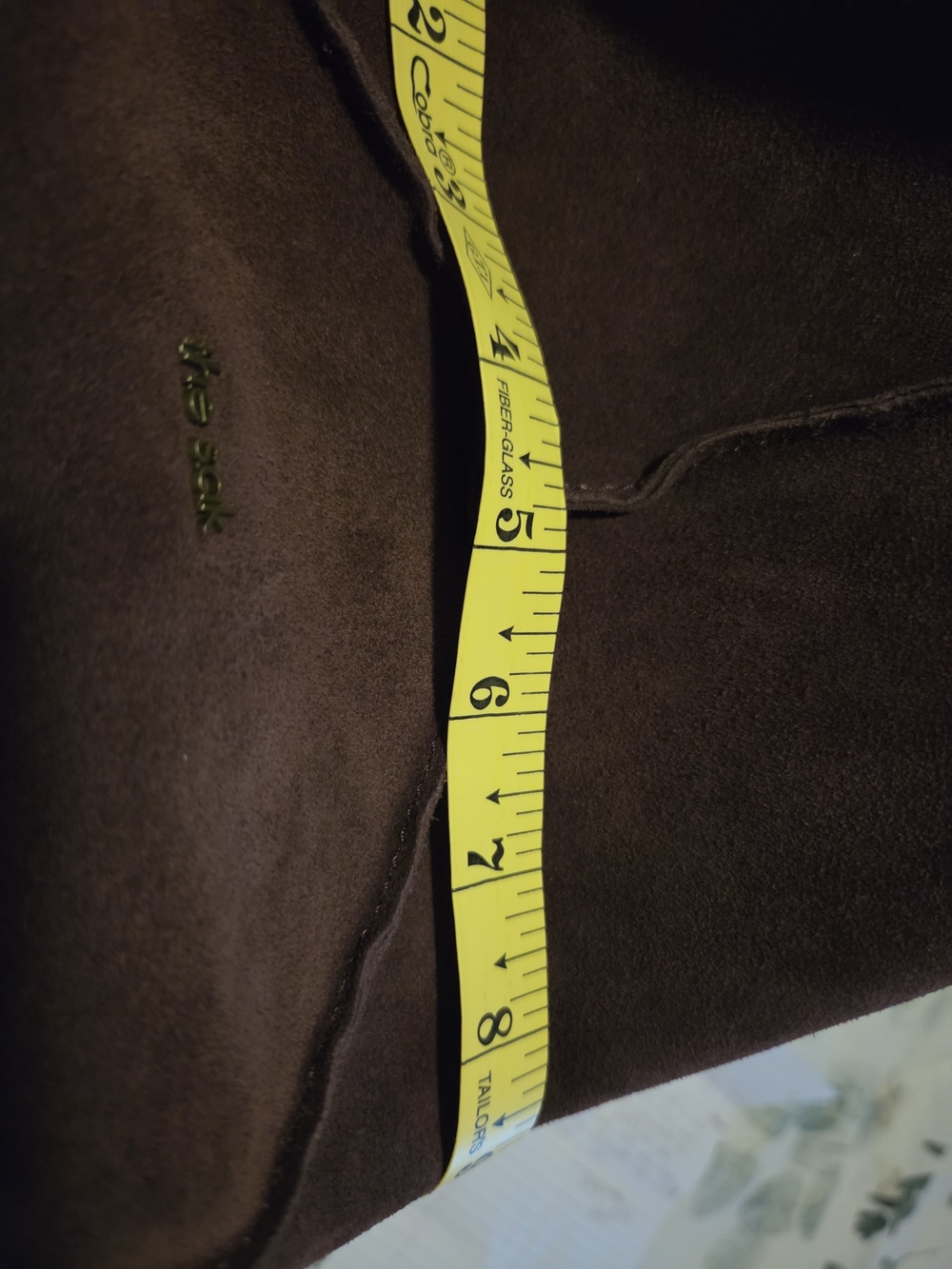 The Sak Los Feliz Large Tote Suede Hobo Bag in Dark Brown - Picture 15 of 16